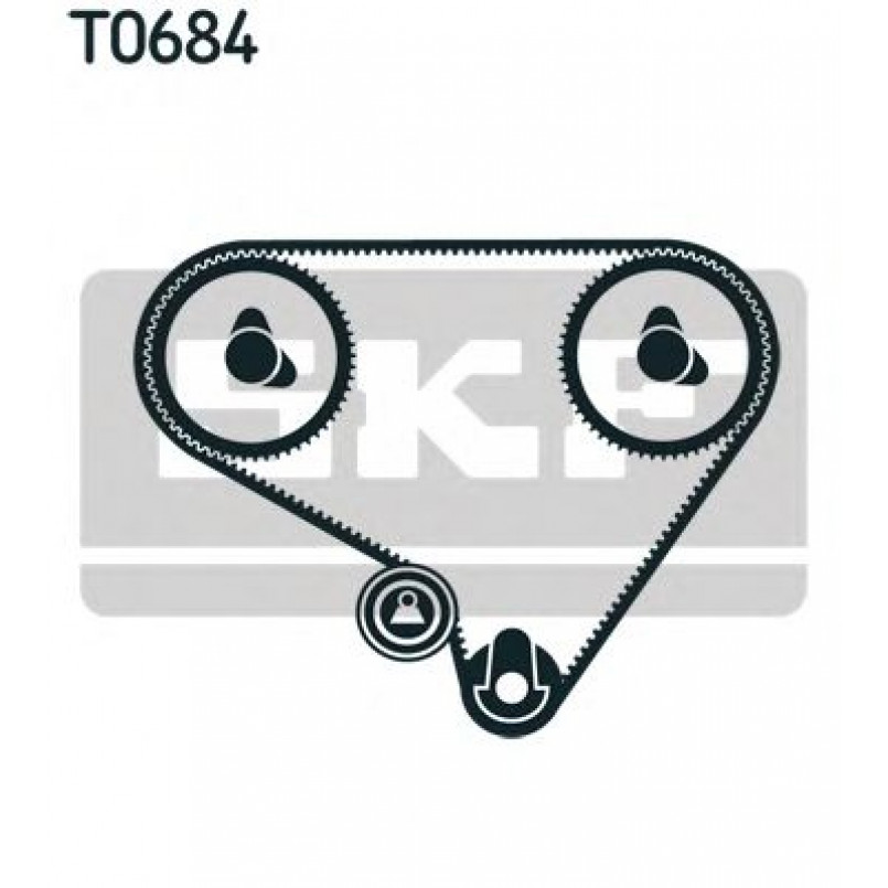 VKMA 92004 SKF Комплект (ремінь+ролики)